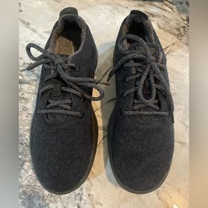 Men’s Tree Runners Black/Gray Lace Up Allbirds Sneakers -  Sz 9